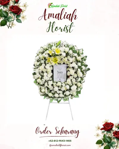 Krans Bunga Duka Cita di Lemahjaya